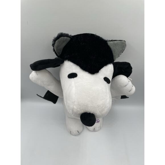 Halloween Peanuts Animated Musical Snoopy Plush Bat Wings Side Stepper NWT - Picture 2 of 11